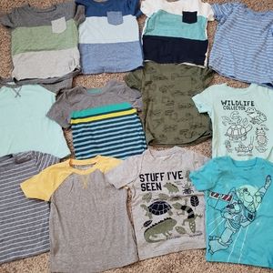 Jumping Beans & Carter's toddler boy shirts 3t lot